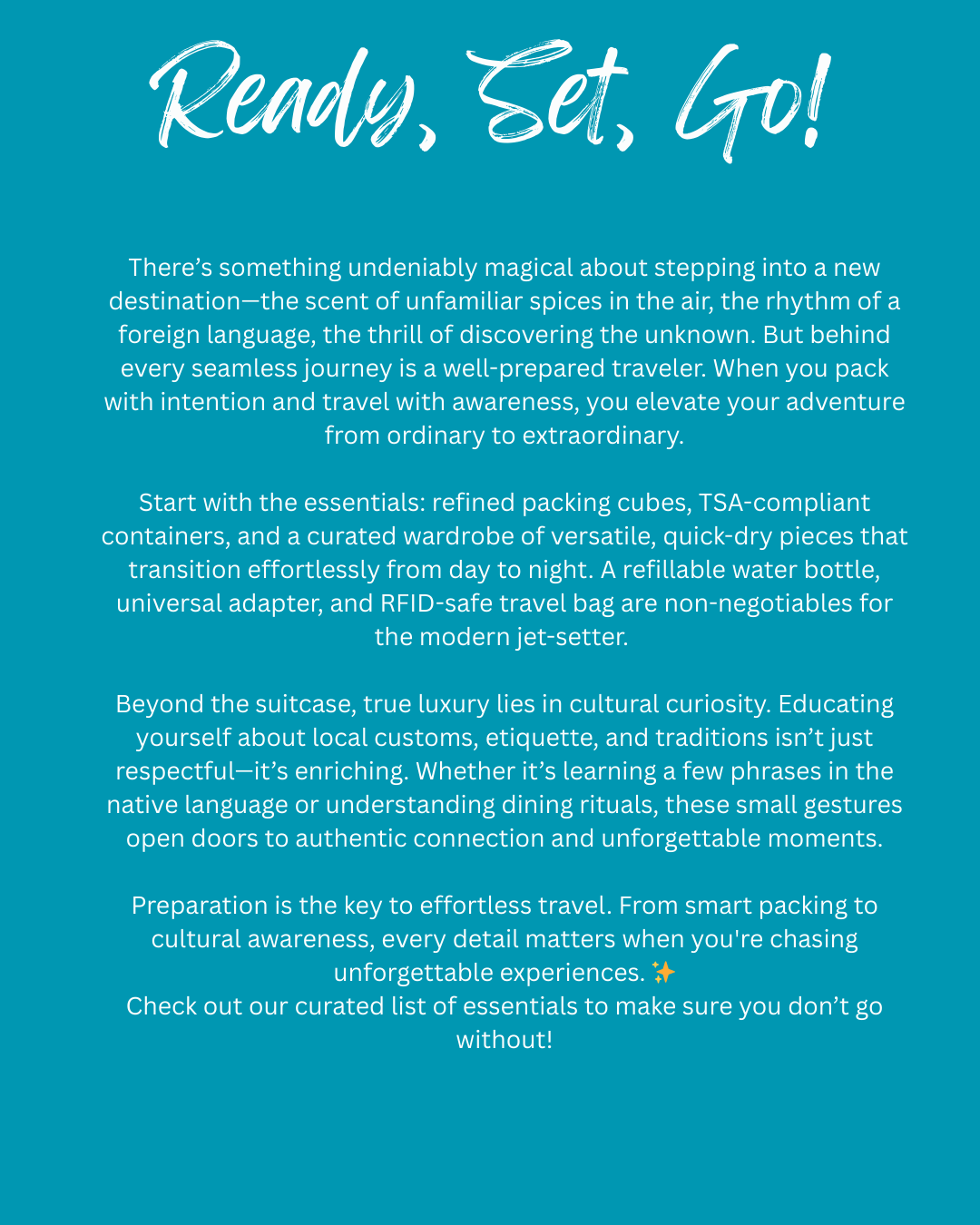 Travel Tips Presented by Your Dream Travels (1)