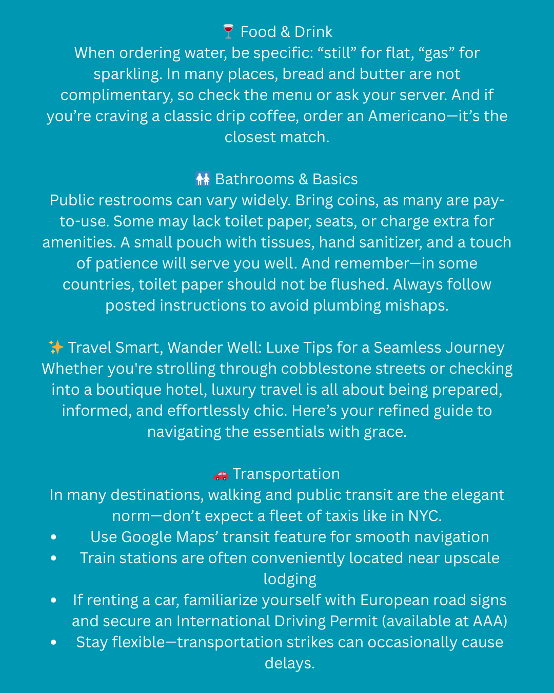 Travel Tips Presented by Your Dream Travels (5)