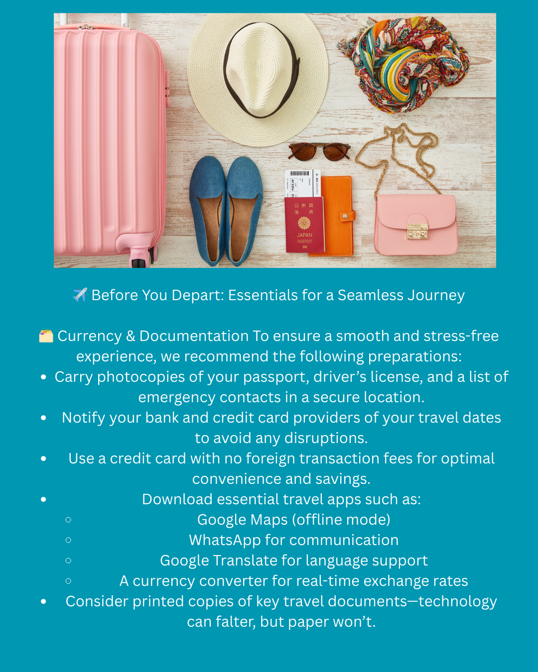 Travel Tips Presented by Your Dream Travels (8)