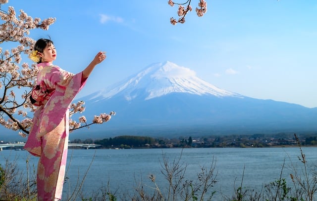 Kimono Cherry Blossom